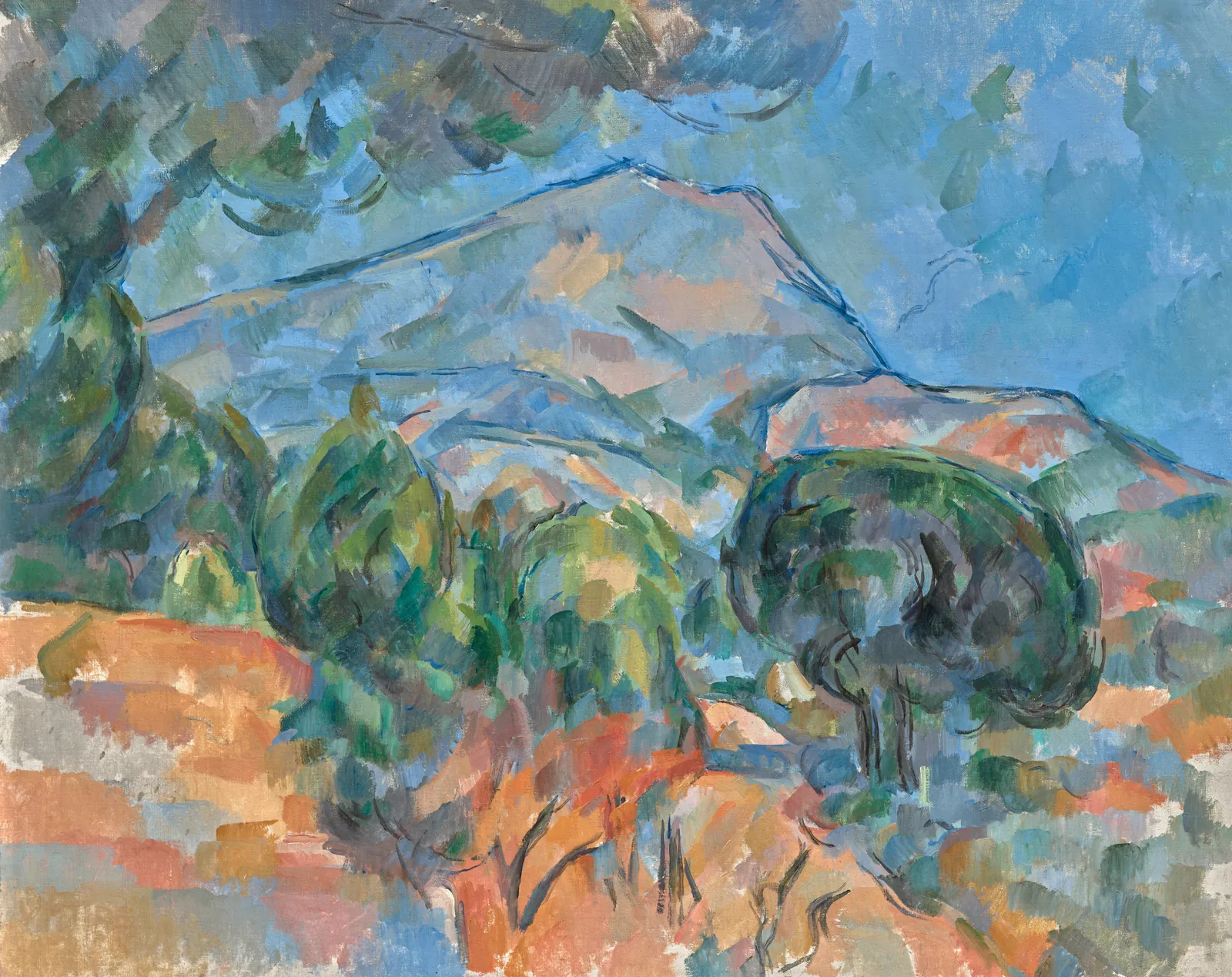 Mount Sainte-Victoire by Paul Cezanne, c. 1904