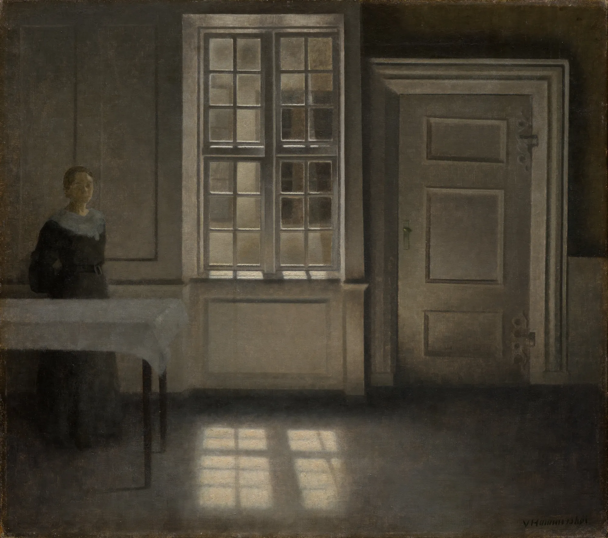 Strandgade, Sunshine by Vilhelm Hammershøi, c. 1906
